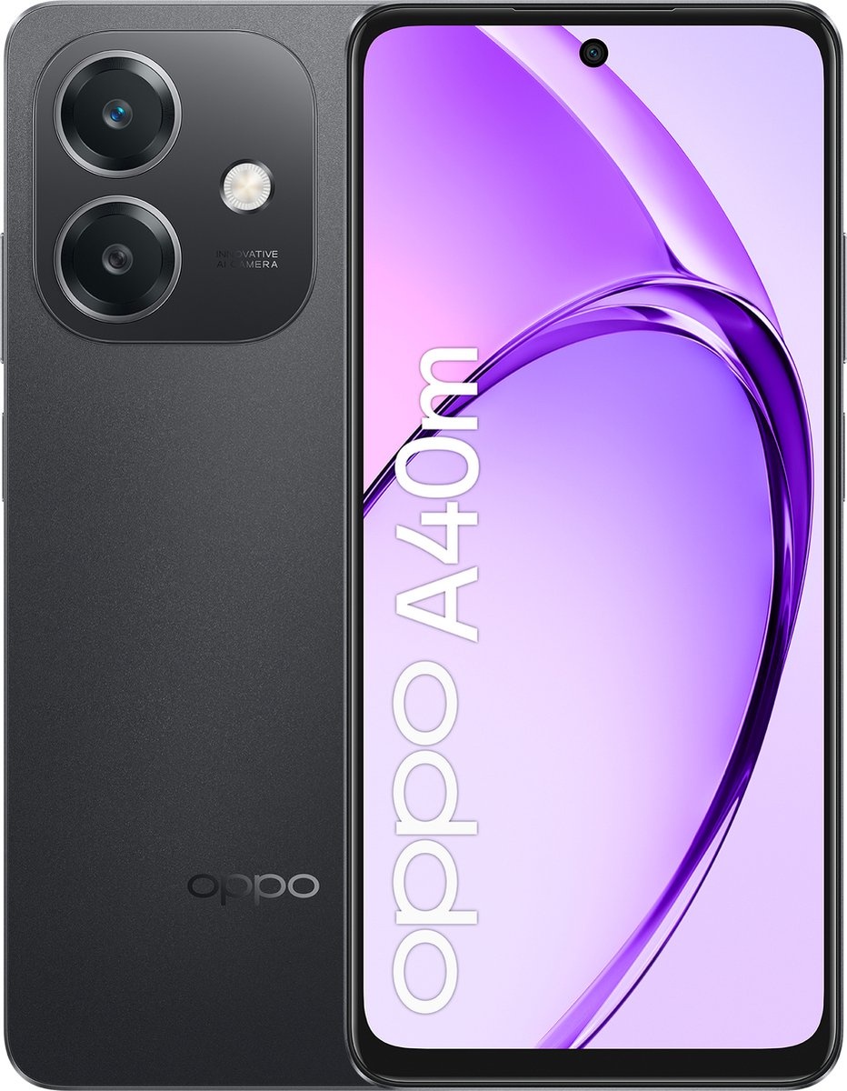 Oppo A40m 256GB Sparkle Black - Mobiele telefoon