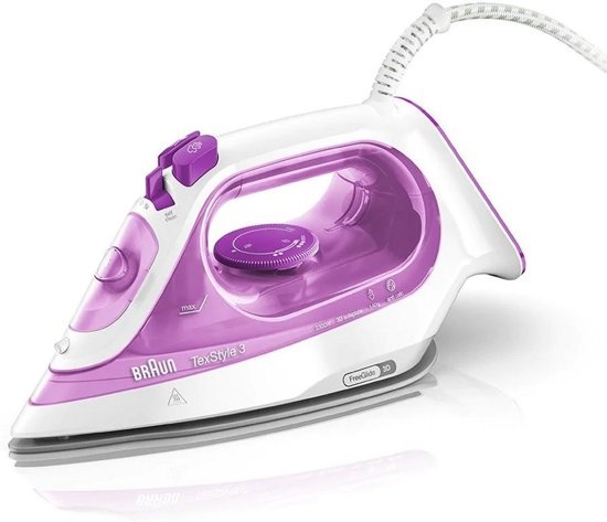 Braun TexStyle 3 SI 3030 PU - Stoomstrijkijzer
