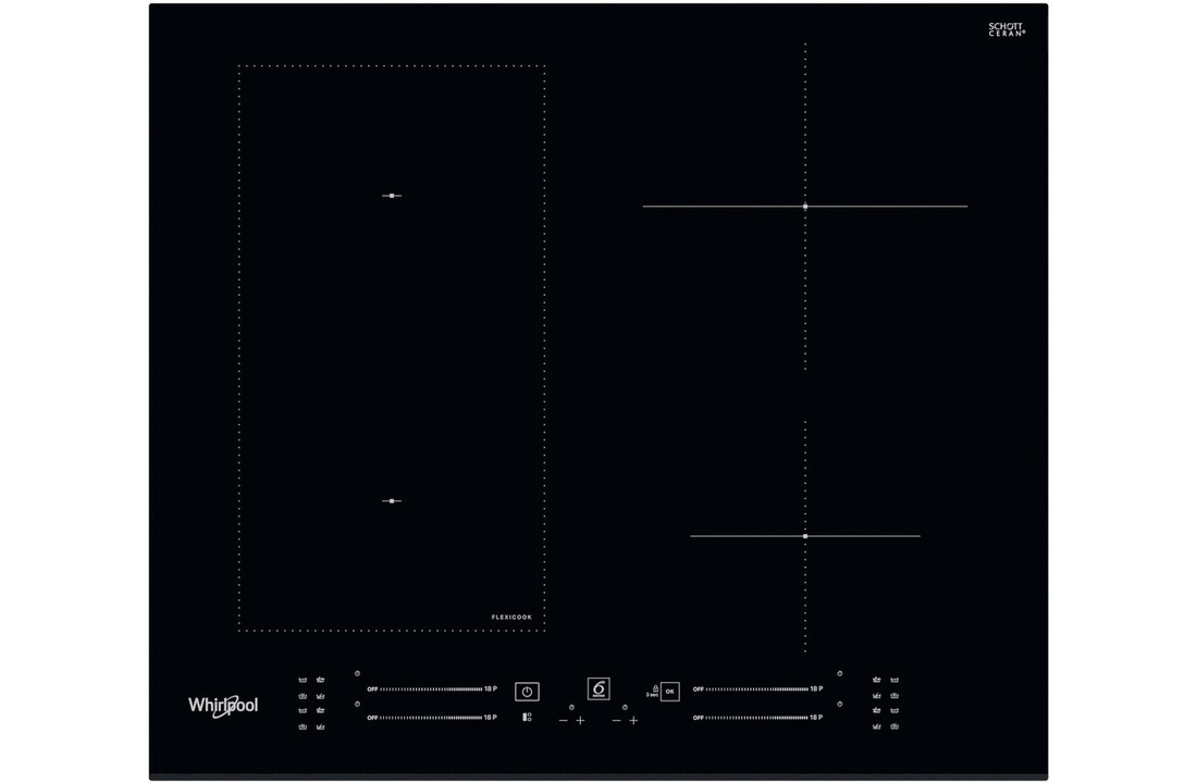 Whirlpool WLS6960BF - Inductiekookplaat