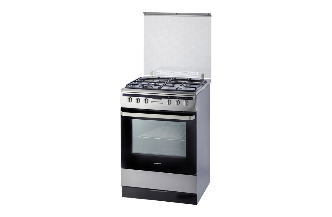 Inventum VFG6034WGRVS - Gasfornuis