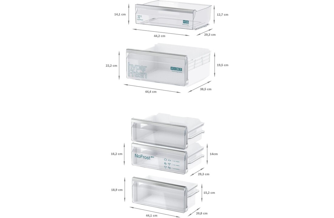 Siemens KI86NVFE0 - Inbouw koel-vriescombinatie
