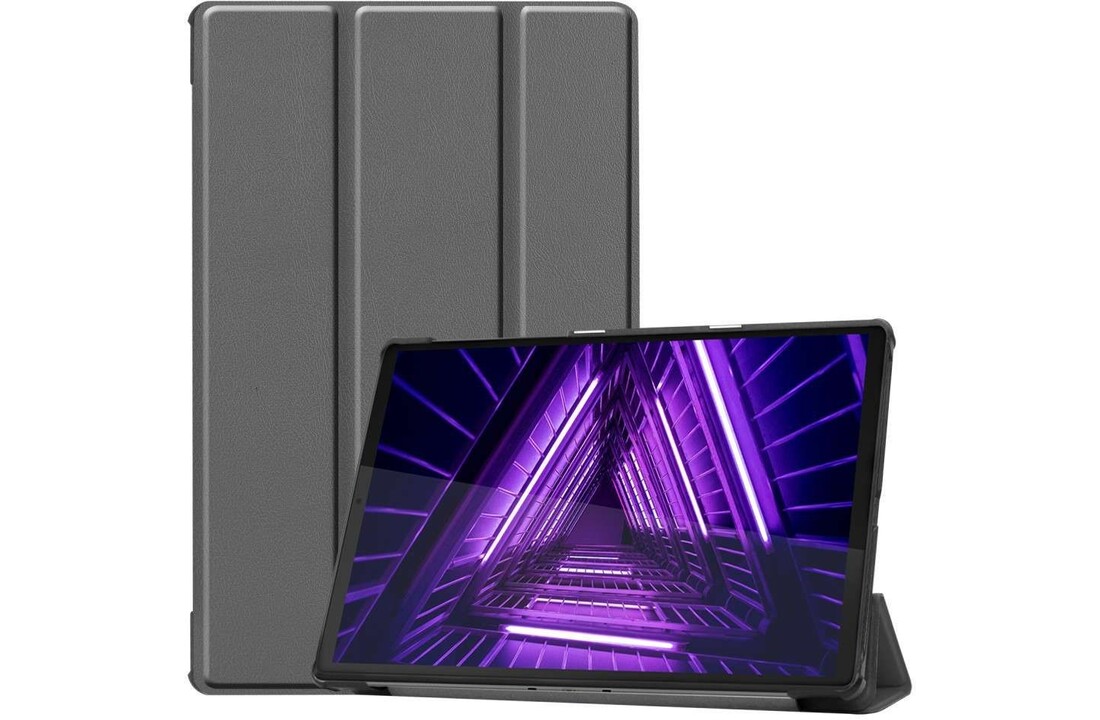 Just in Case Smart Tri-Fold Case - Lenovo M10HD - Grijs - Tablethoes