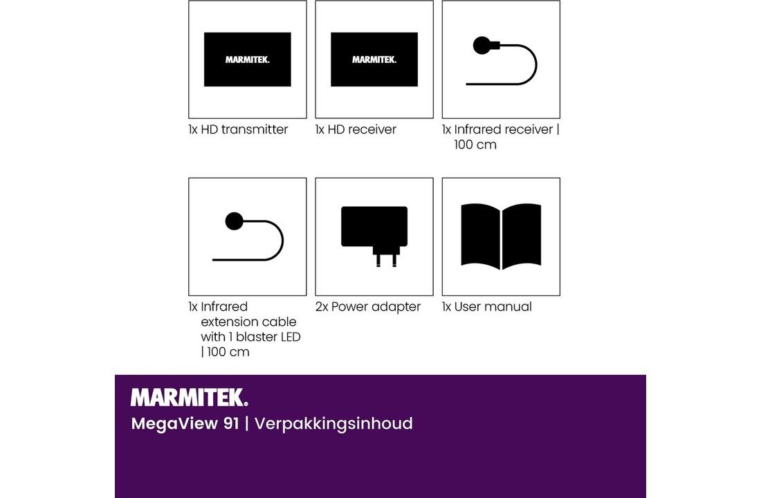 Marmitek MegaView 91 AV-zender & ontvanger