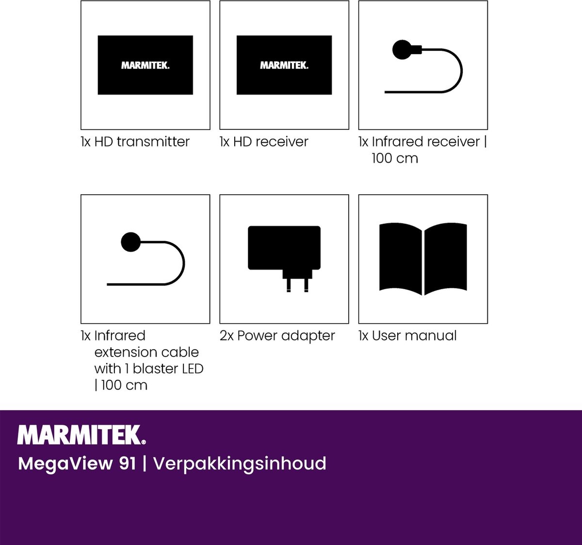 Marmitek MegaView 91 AV-zender & ontvanger
