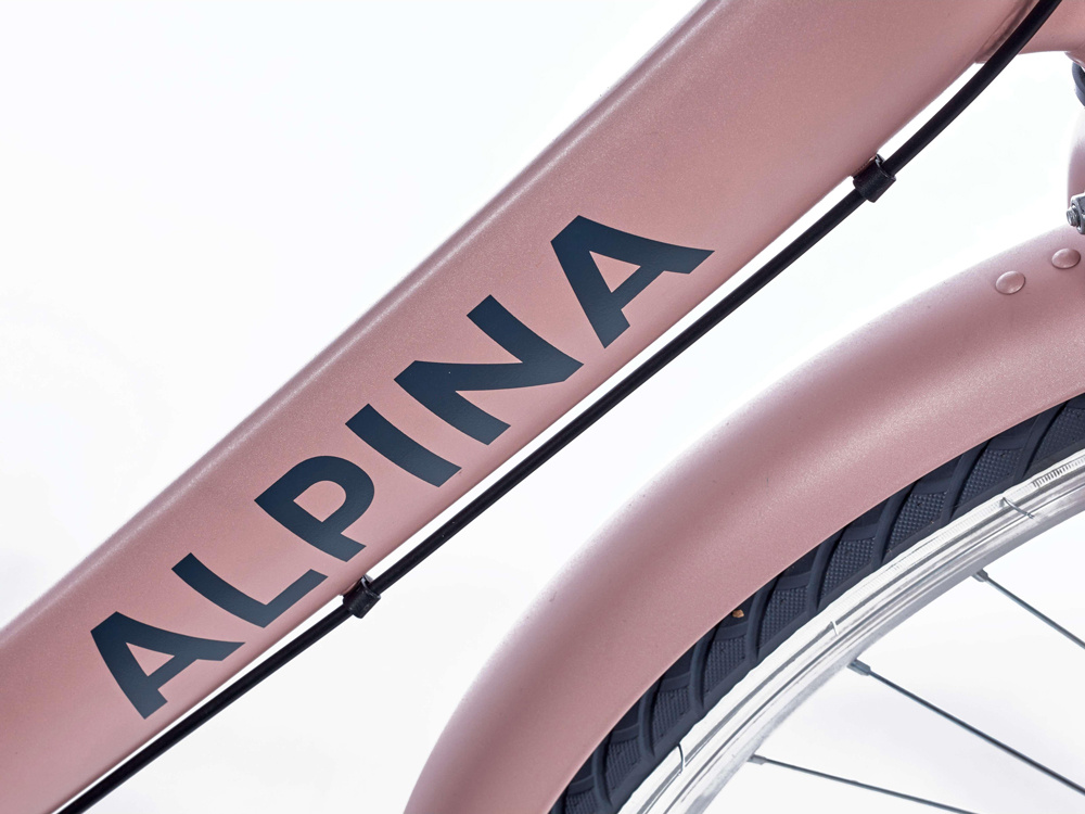 Alpina Clubb meisjesfiets 24 inch Desert Pink Matt R3