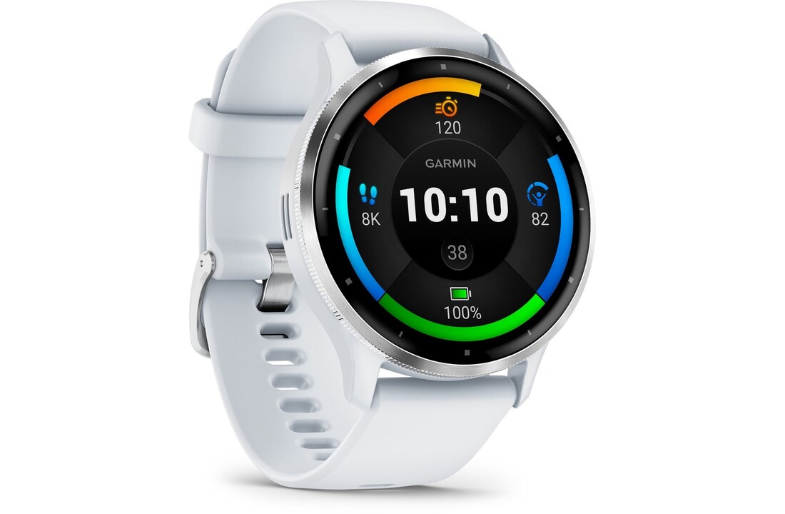 Garmin Venu 3 45mm Zilver/Wit - Smartwatch