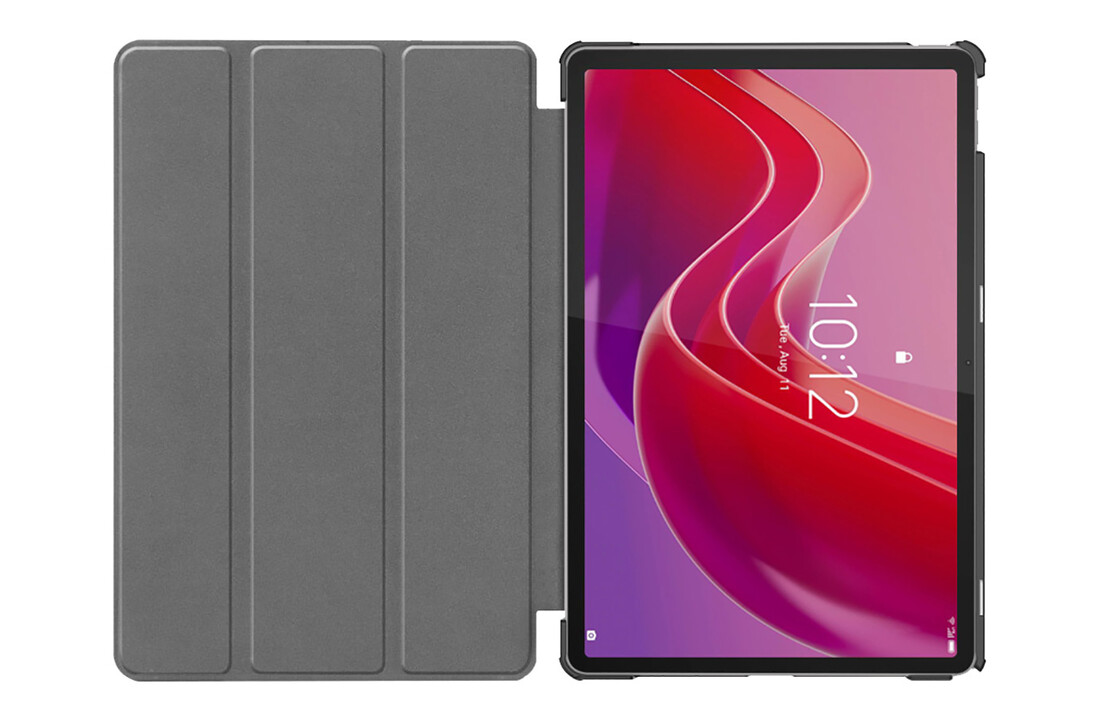 Just in Case Lenovo Tab M11 Smart Tri-Fold Case Zwart - Tablethoes
