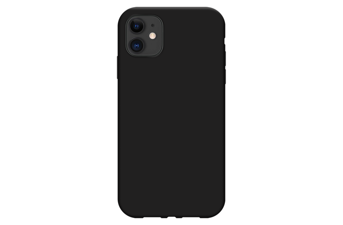 Just in Case iPhone 11 Soft TPU Case Zwart - Telefoonhoesje