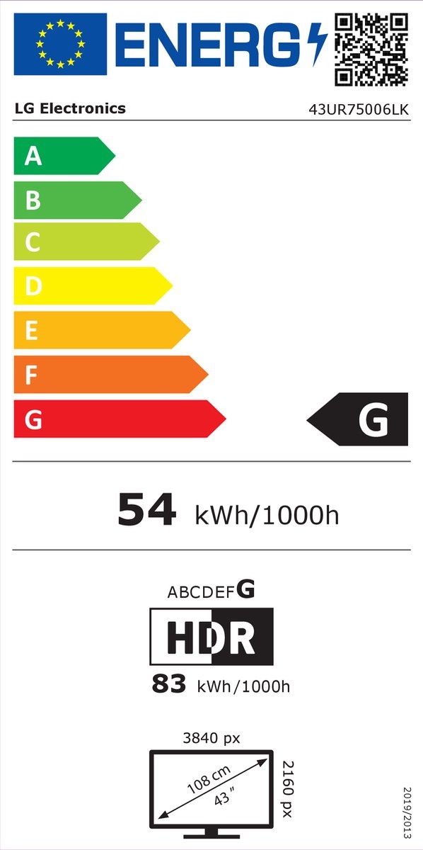 LG 43UR75006LK - LED TV