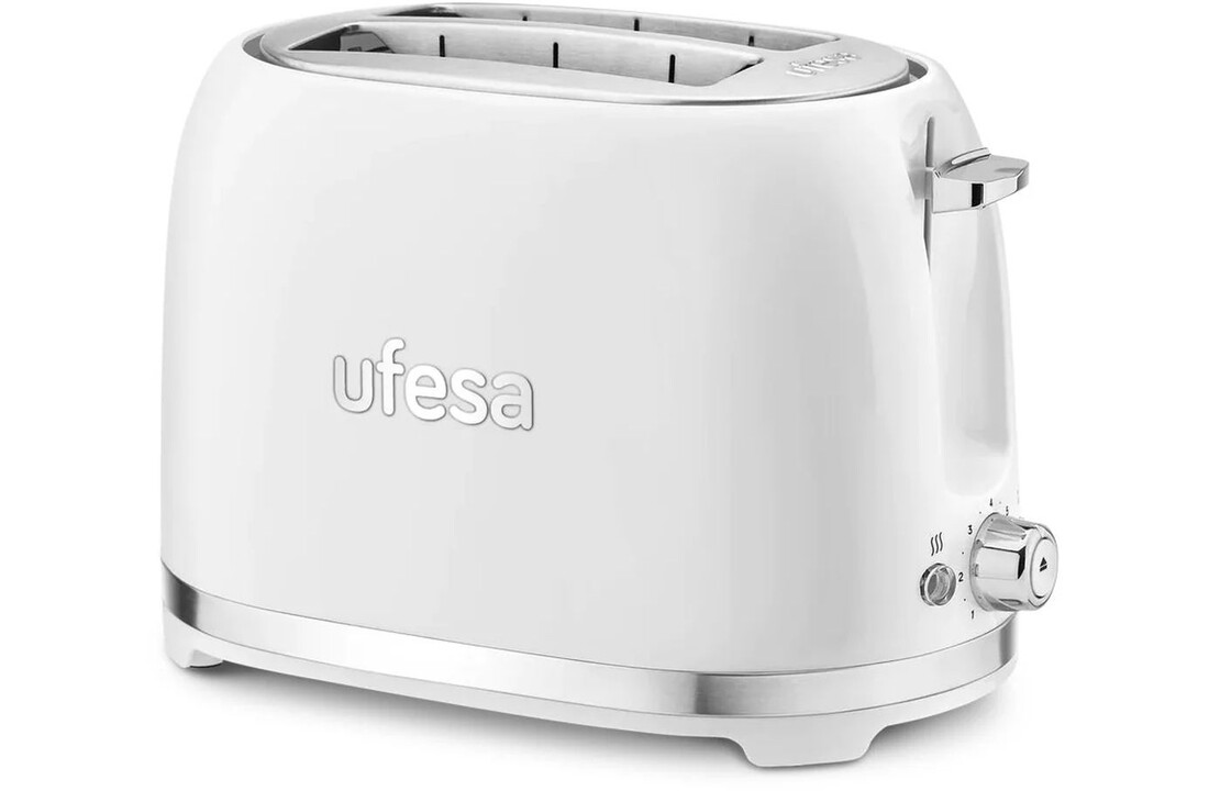 Ufesa Classic PinUp Wit - Broodrooster