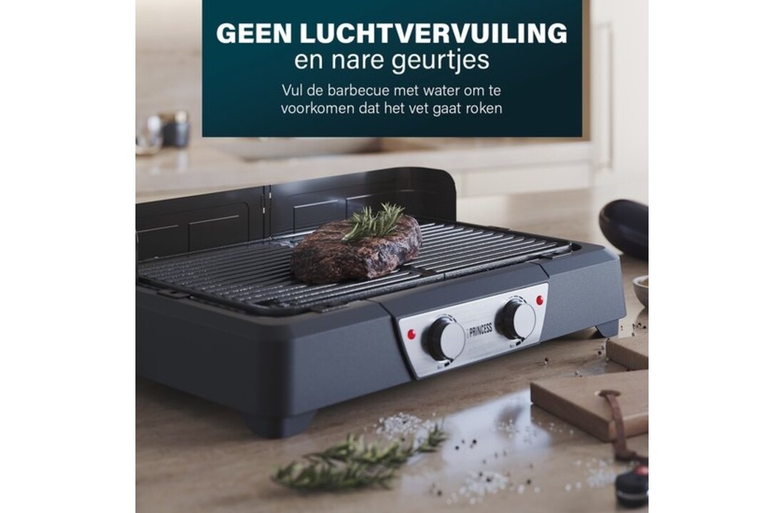 Princess 112254 Elektrische barbecue en tafelgrill - Barbecue