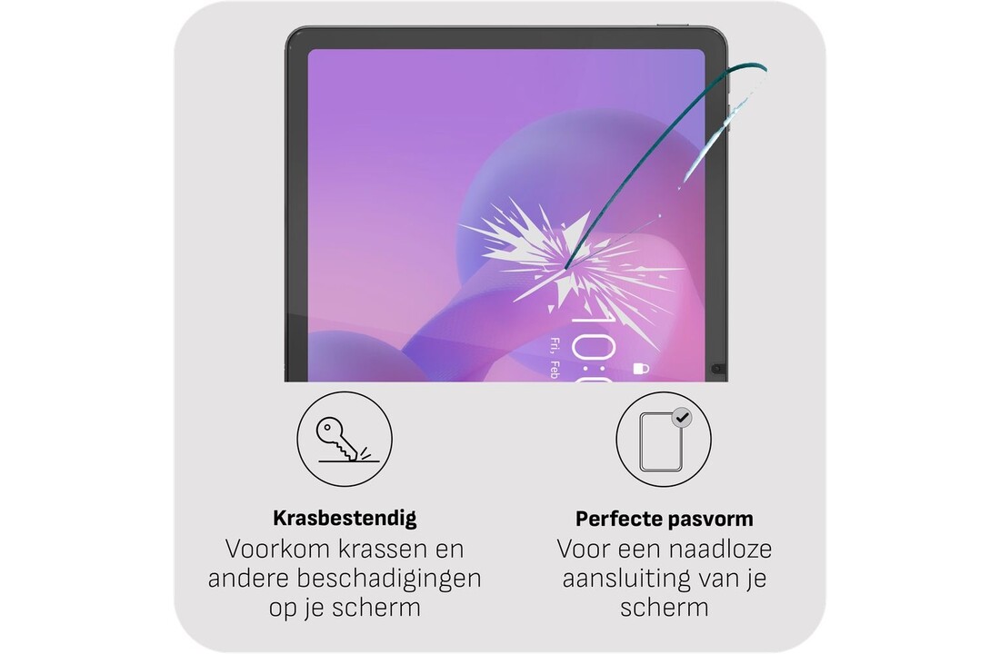 Just in Case Lenovo Idea Tab Tempered Glass - Screenprotector