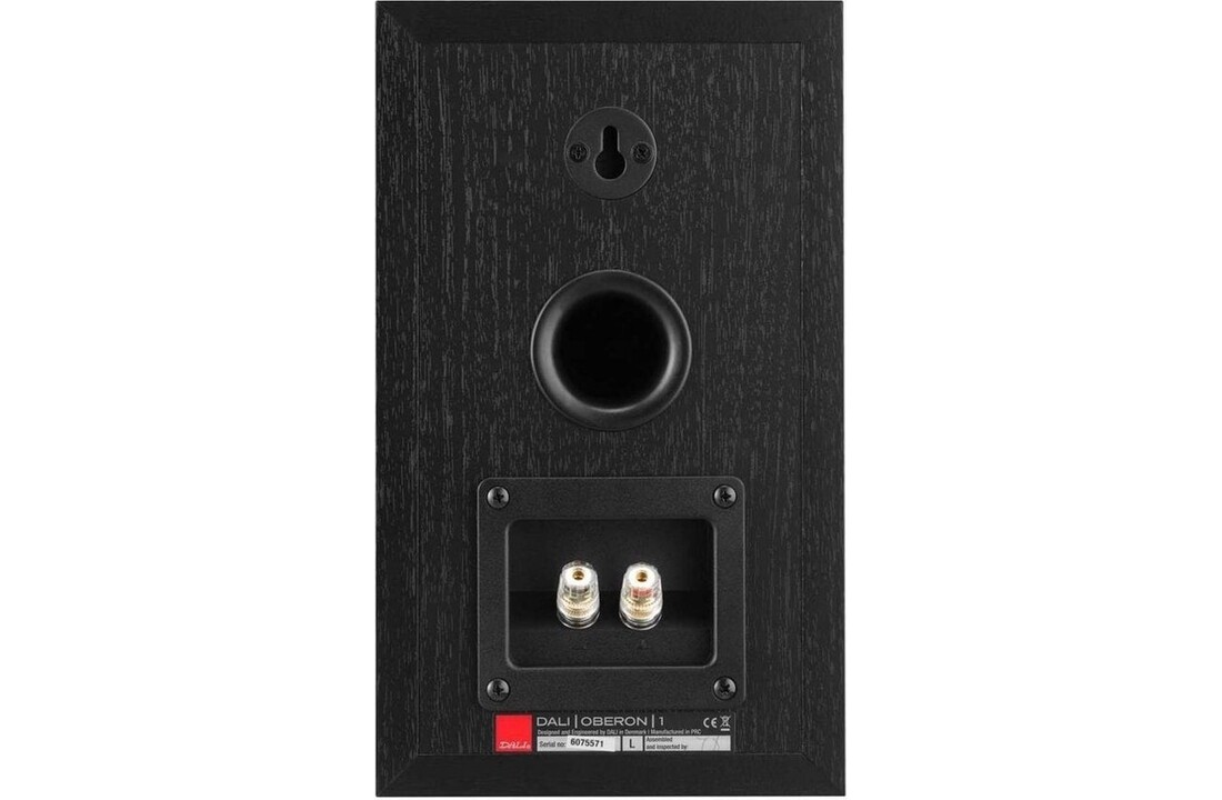 Dali Oberon 1 Zwart - Boekenplank speaker