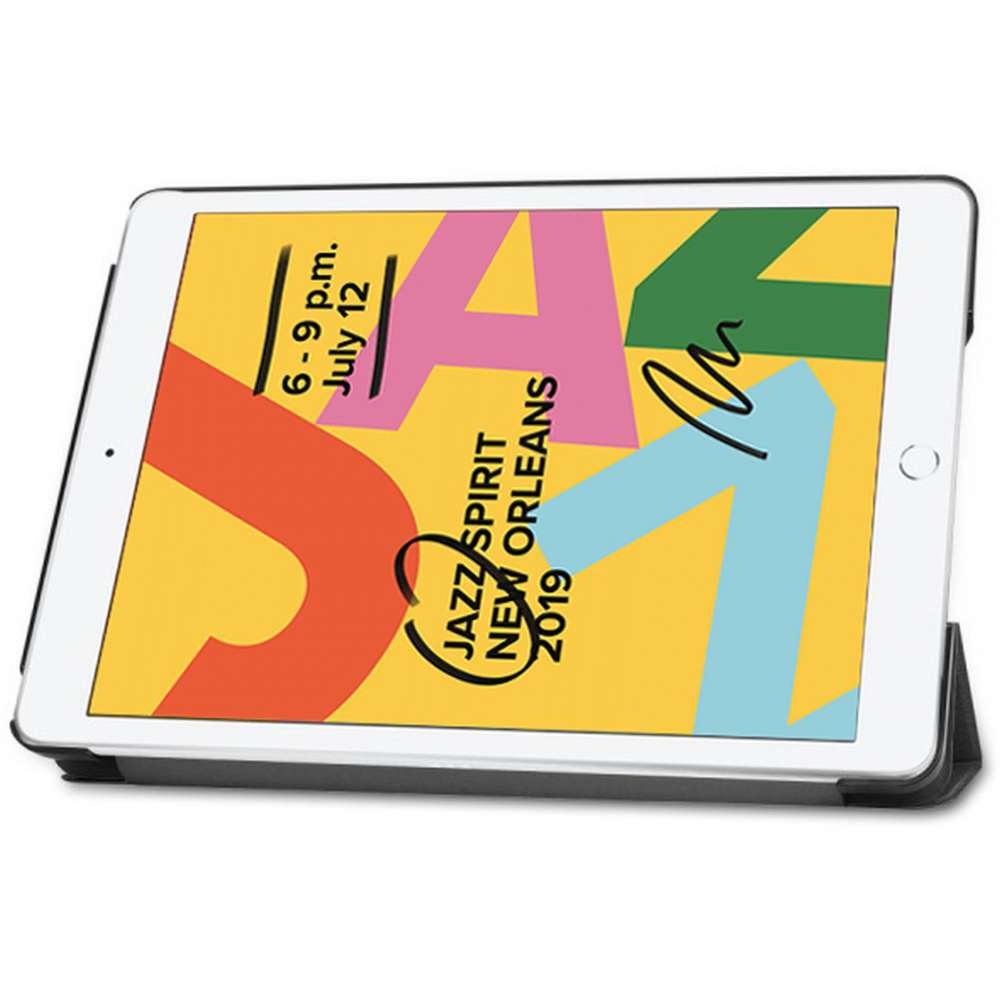 Just in Case Smart Tri-Fold Case voor Apple iPad 10.2 Zwart - Tablethoes