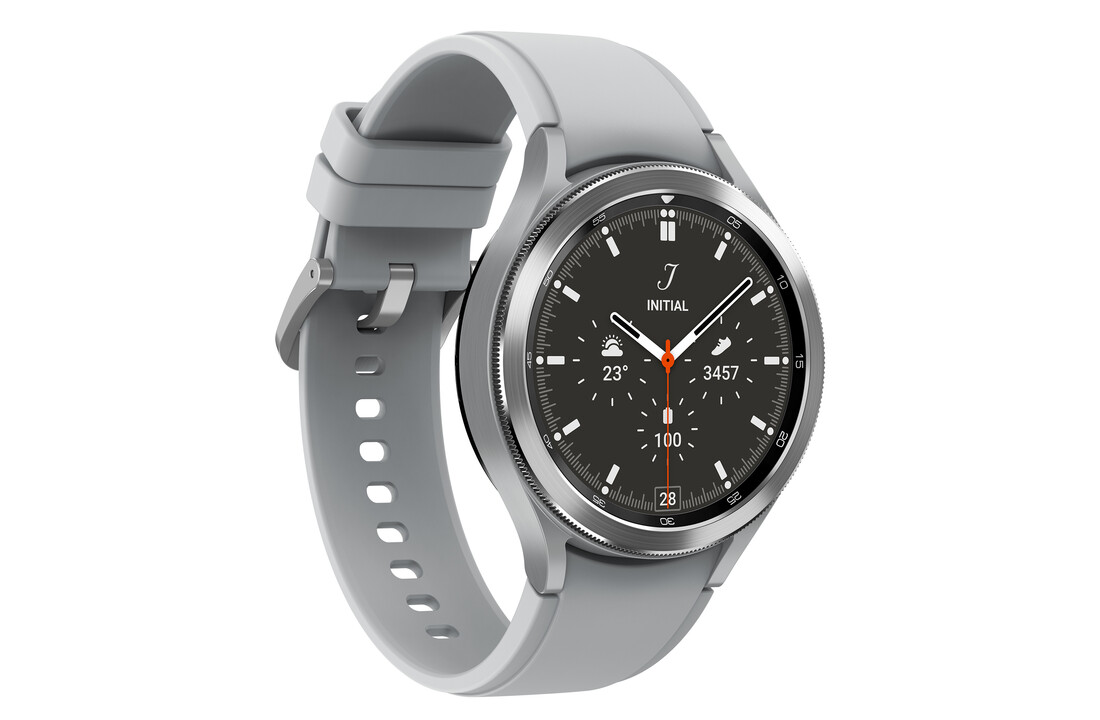 Samsung Galaxy Watch4 Classic 46mm Zilver - Smartwatch