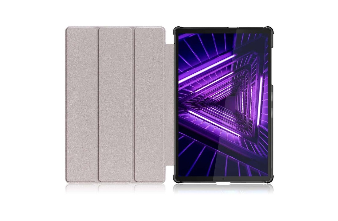Just in Case Smart Tri-Fold Case - Lenovo M10HD - Zwart - Tablethoes