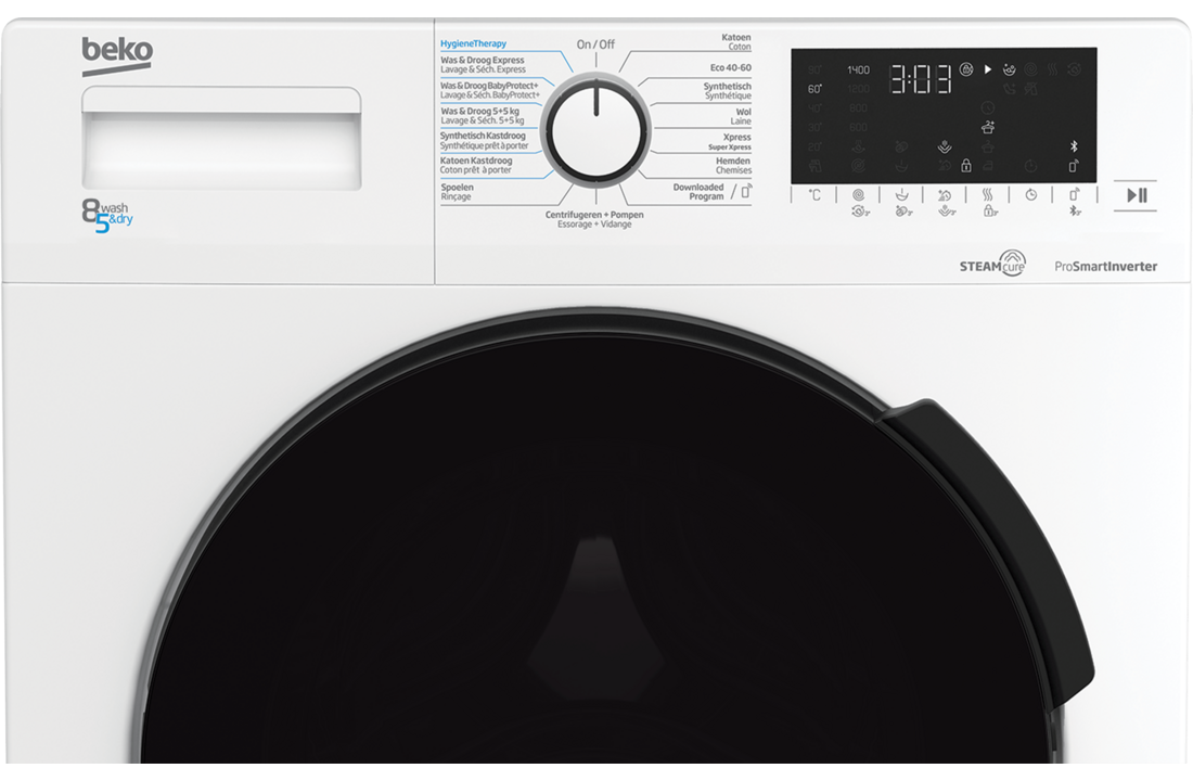 Beko HTV8716XWST - Was-droogcombinatie