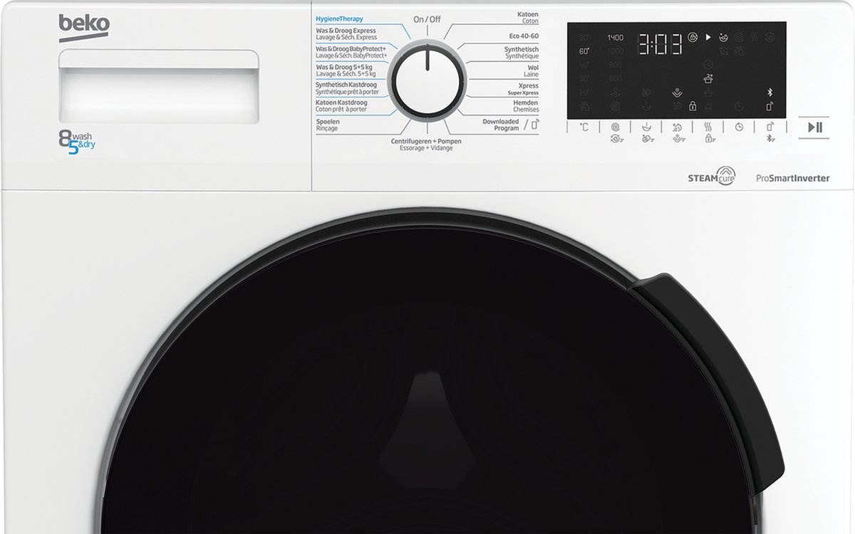 Beko HTV8716XWST - Was-droogcombinatie