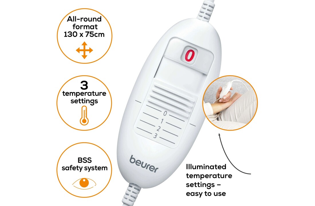 Beurer UB 30 - Elektrische onderdeken