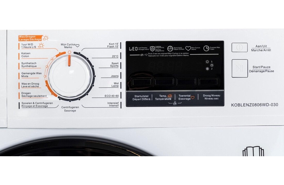 Frilec KOBLENZ0806WD-030 - Was-droogcombinatie