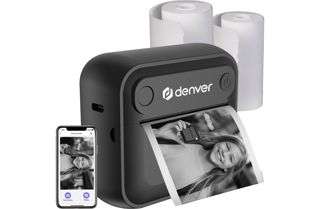 Denver MBP-32B Mini Pocket Printer - Thermische printer
