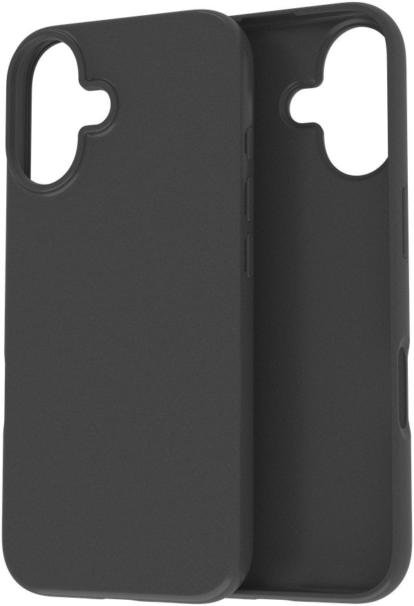 Just in Case iPhone 16 Zero Soft TPU Case Zwart - Telefoonhoesje