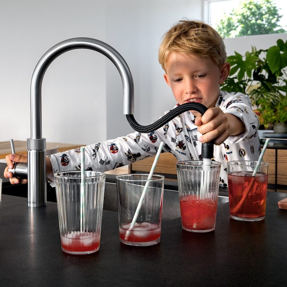 Quooker Flex Round RVS - Kokendwaterkraan