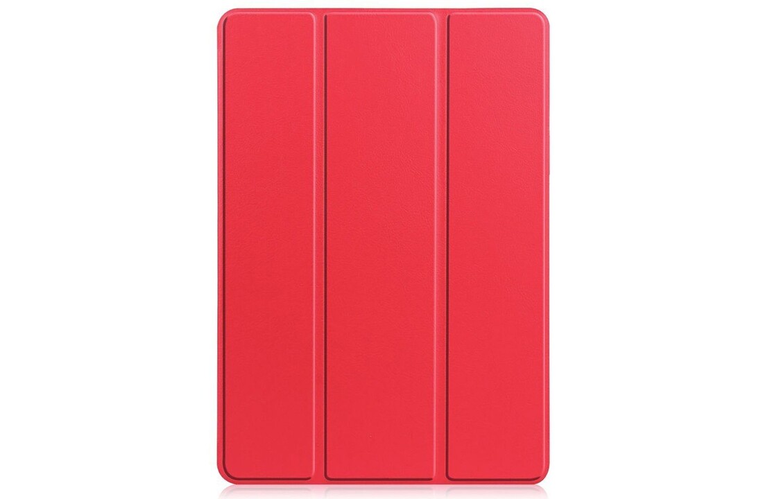 Just in Case Samsung Galaxy Tab S7 TriFold Smart Book Case Pen Slot Rood - Tablethoes