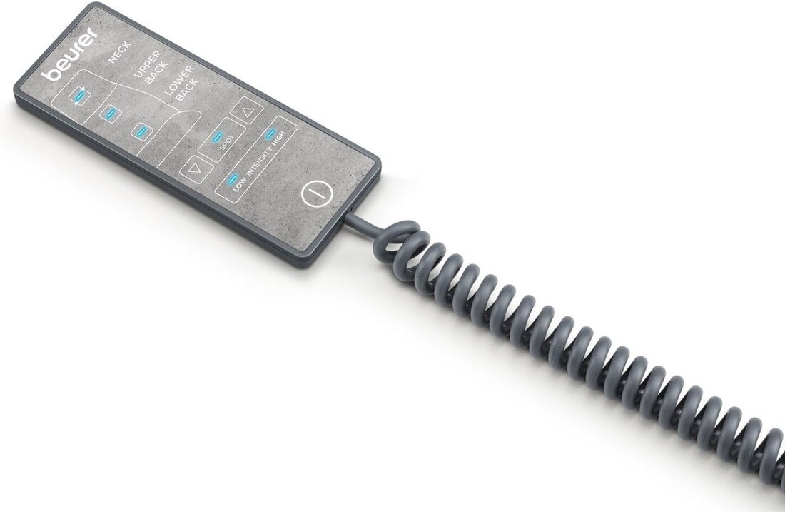 Beurer MG 330 Shiatsu zitkussen Grijs - Massageapparaat