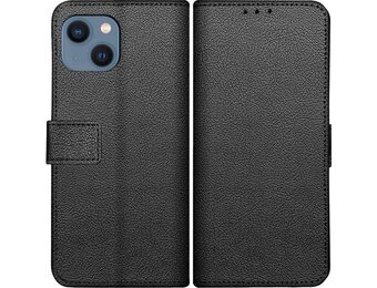 Just in Case Wallet Classic voor iPhone 14 Zwart - Telefoonhoesje