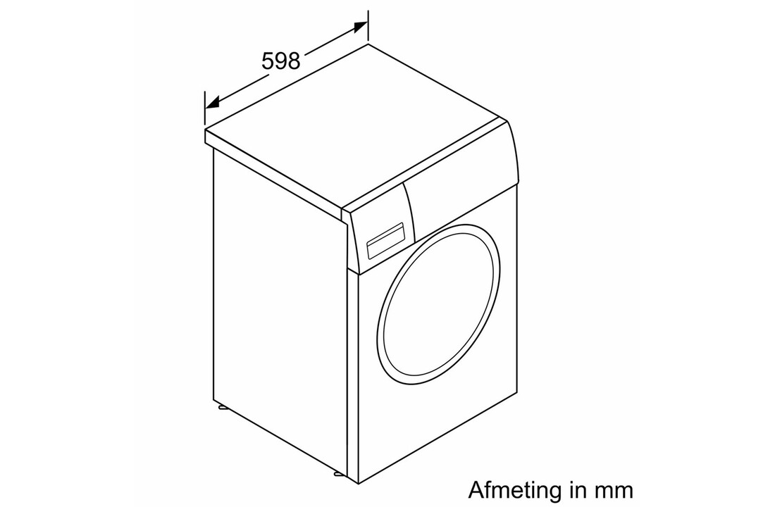 Bosch WGG04408NL Serie 4 - Wasmachine