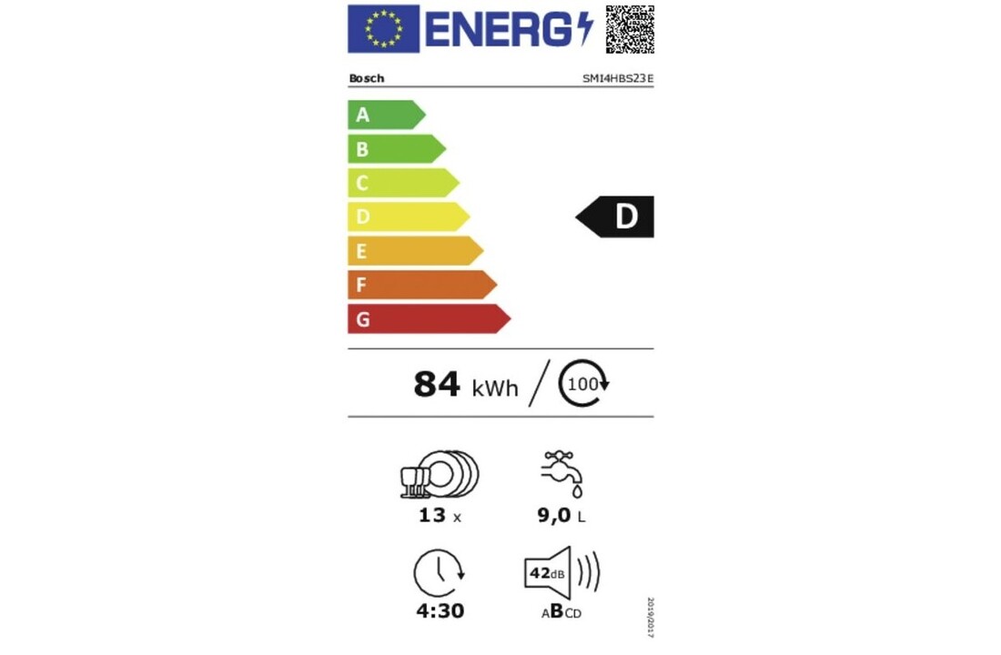 Bosch SMI4HBS23E EXCLUSIV - Inbouw vaatwasser