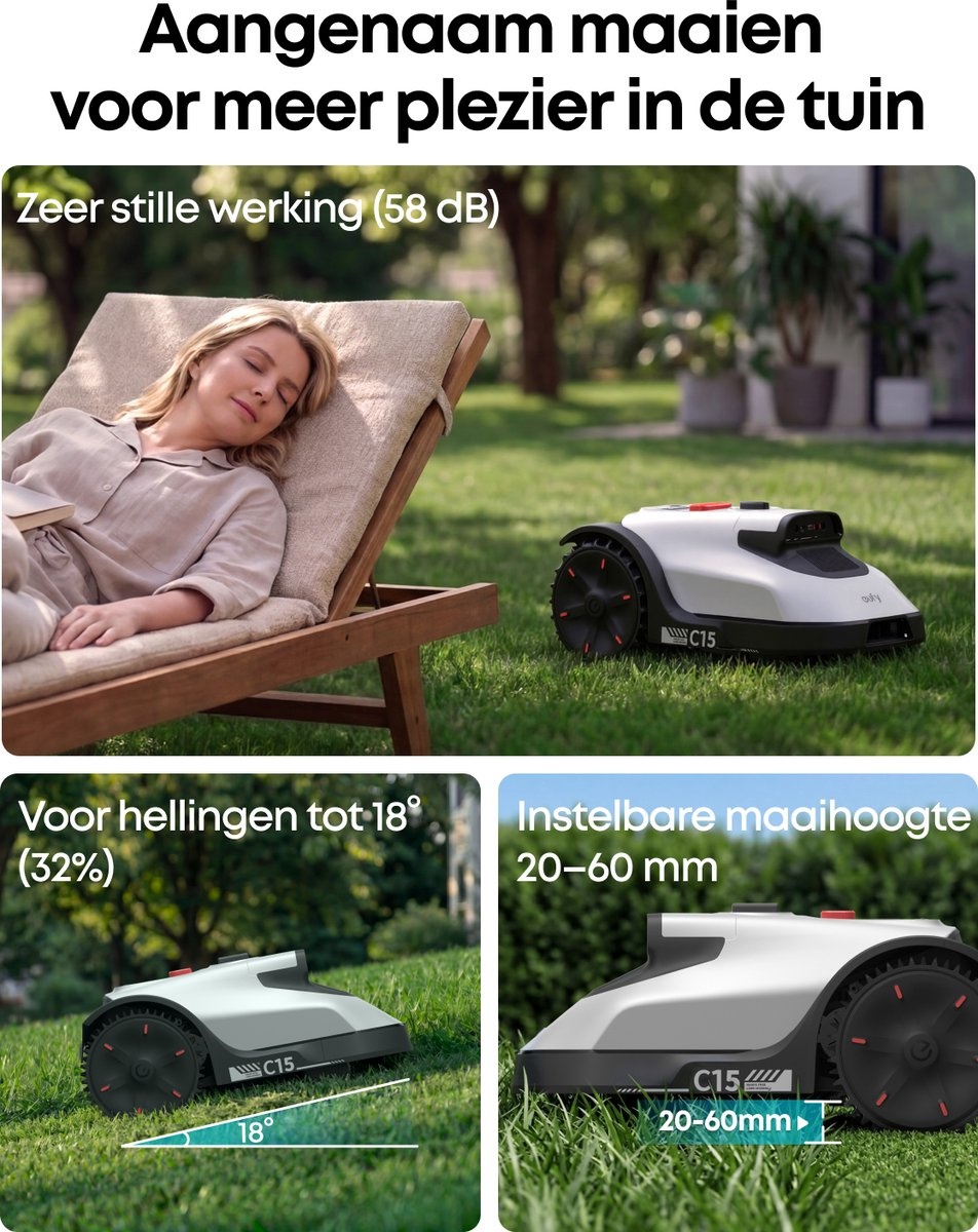 Eufy C15 - Robotgrasmaaier