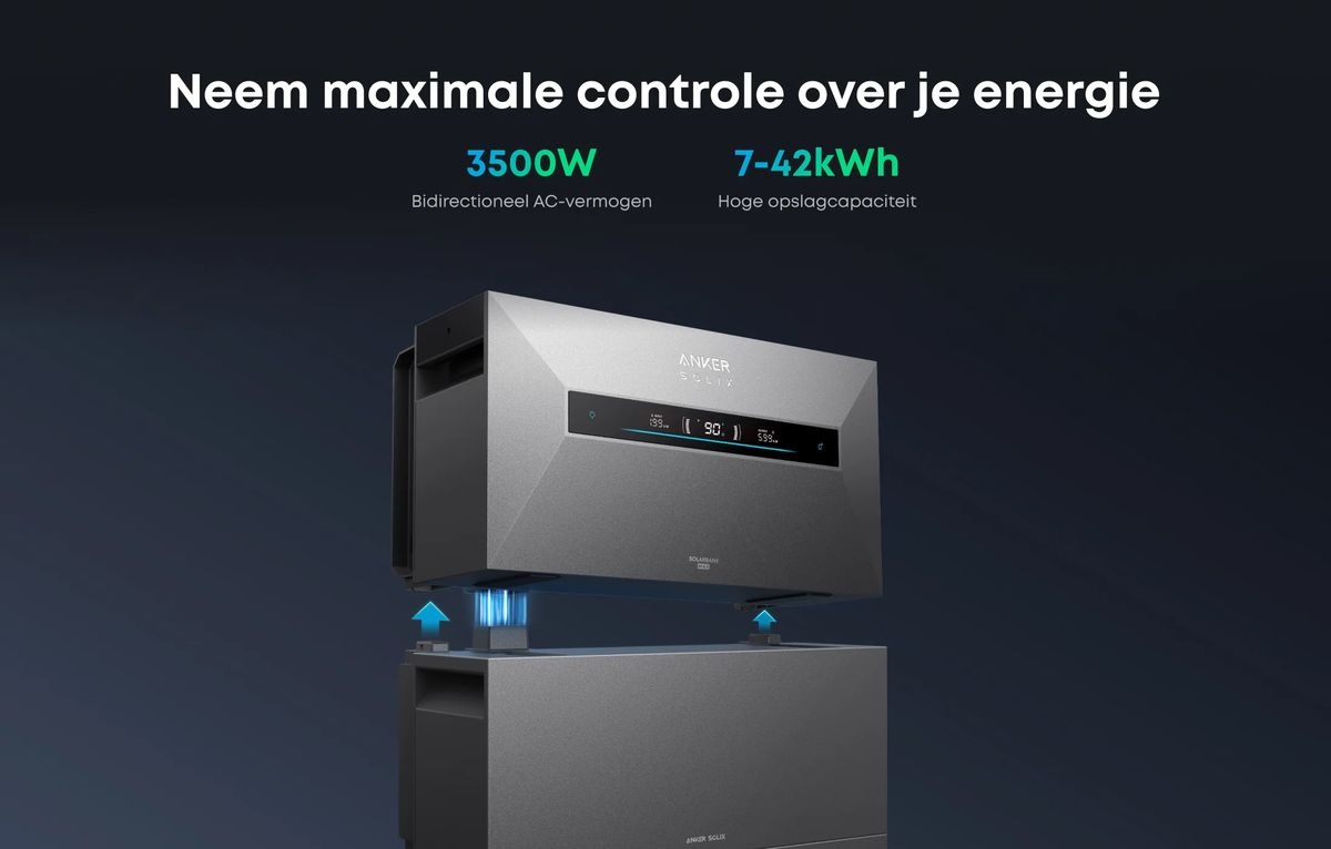 Anker SOLIX Solarbank Max AC - Thuisbatterij