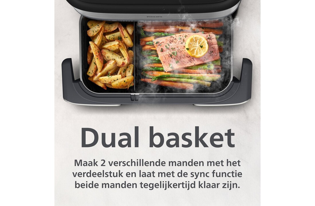 Philips Series 5000 Dual Basket NA565/02 - Airfryer