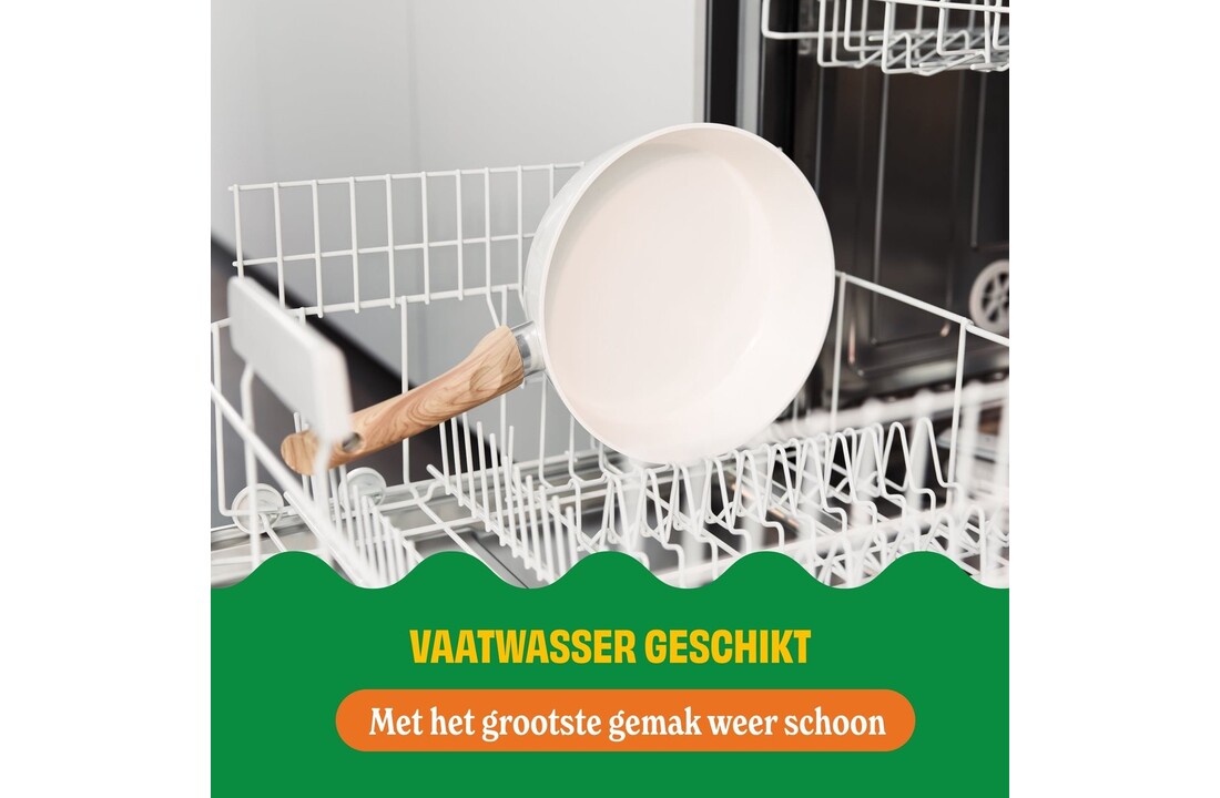 Cook & Pan Taupe of Mind Kookpan met deksel 22 cm