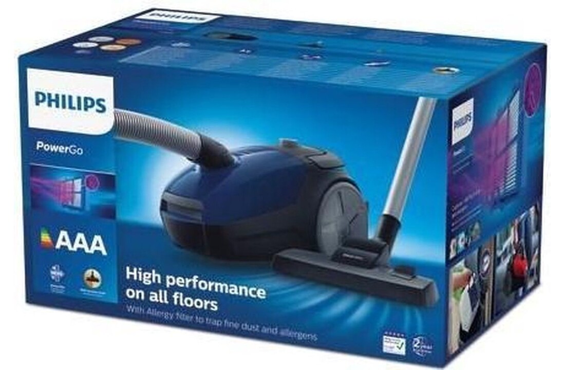 Philips FC8240/09 PowerGo - Stofzuiger met zak