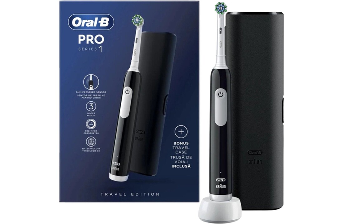 Oral-B Pro Series 1 Black - Elektrische tandenborstel