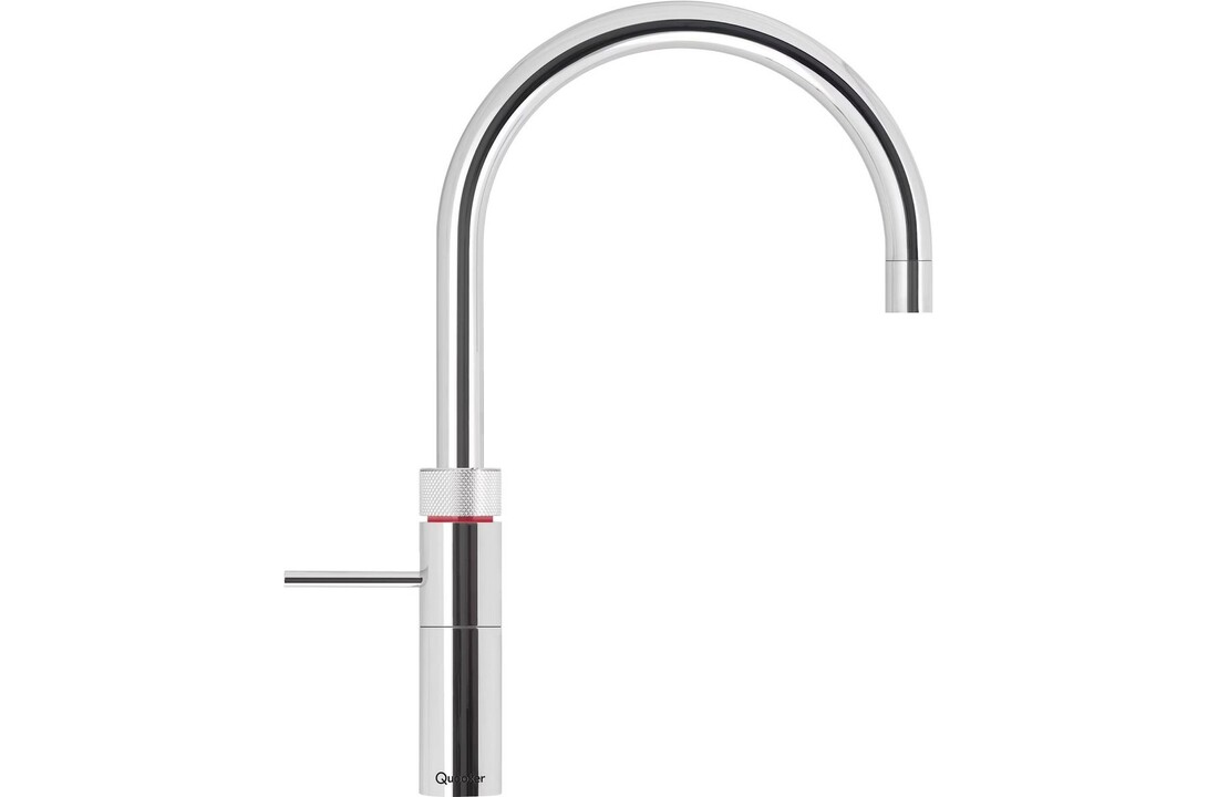 Quooker Fusion Round Chroom met COMBI+ reservoir - Kokendwaterkraan