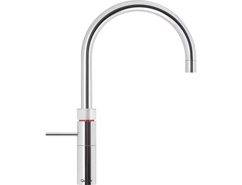 Quooker Fusion Round Chroom met COMBI+ reservoir - Kokendwaterkraan