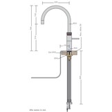Quooker Fusion Round Chroom met COMBI+ reservoir - Kokendwaterkraan