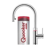 Quooker Flex Round Chroom met COMBI+ reservoir - Kokendwaterkraan