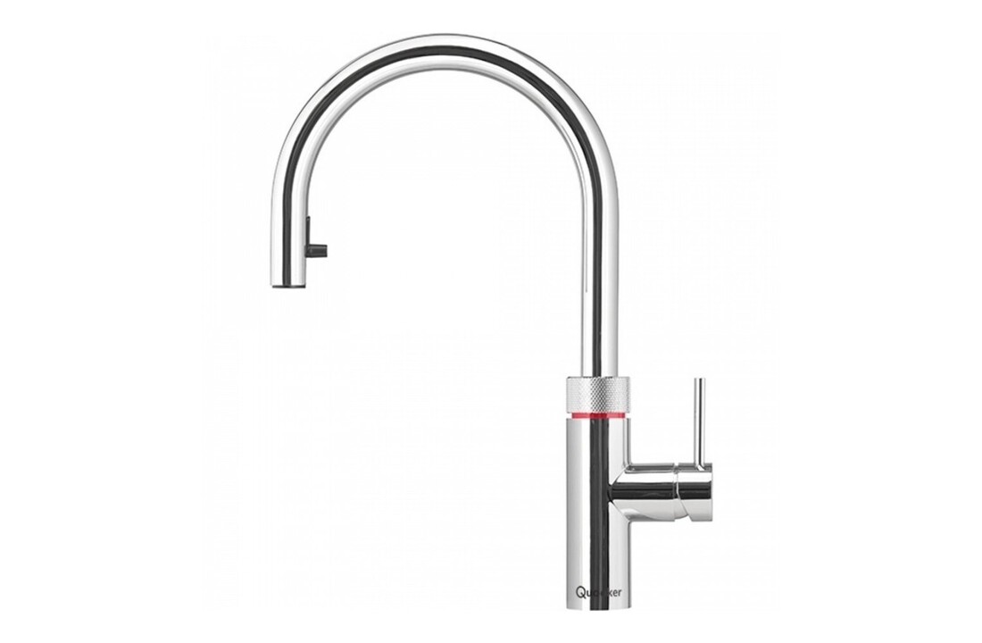 Quooker Flex Round Chroom met COMBI+ reservoir - Kokendwaterkraan
