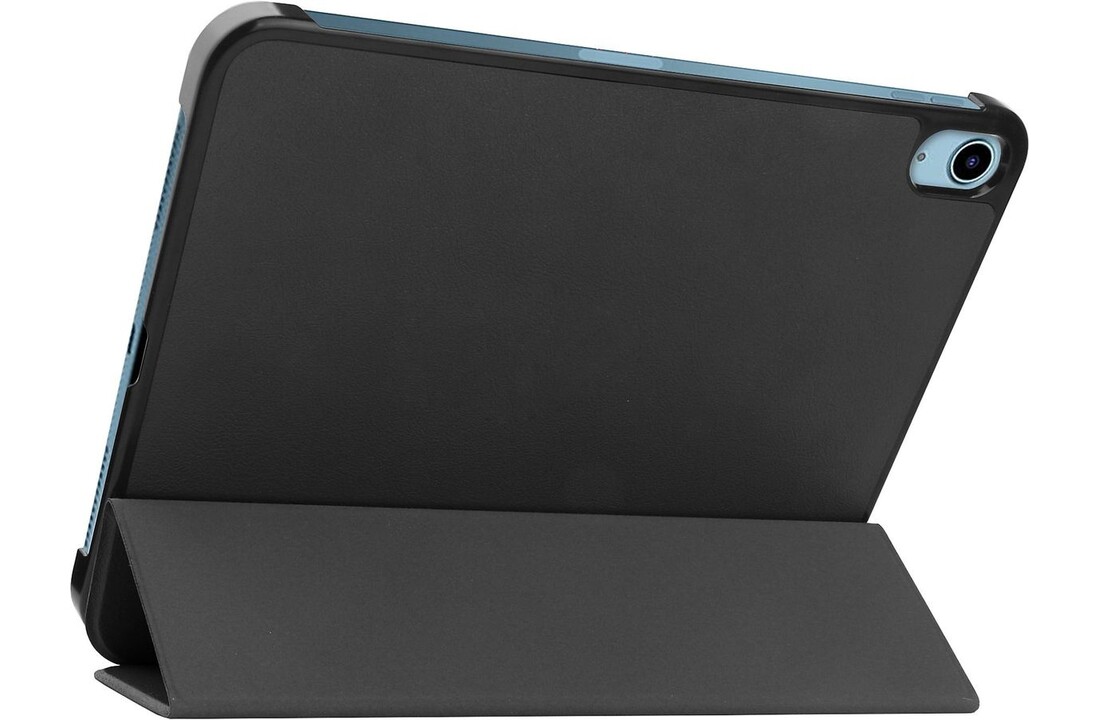Just in Case iPad 2025 (11th Gen) / iPad 2022 (10th Gen) Smart Tri-Fold Case Zwart - Tablethoes