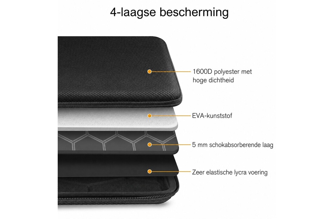 Laptophoes 13-14 inch Blauw (Hardcase) - Laptophoes