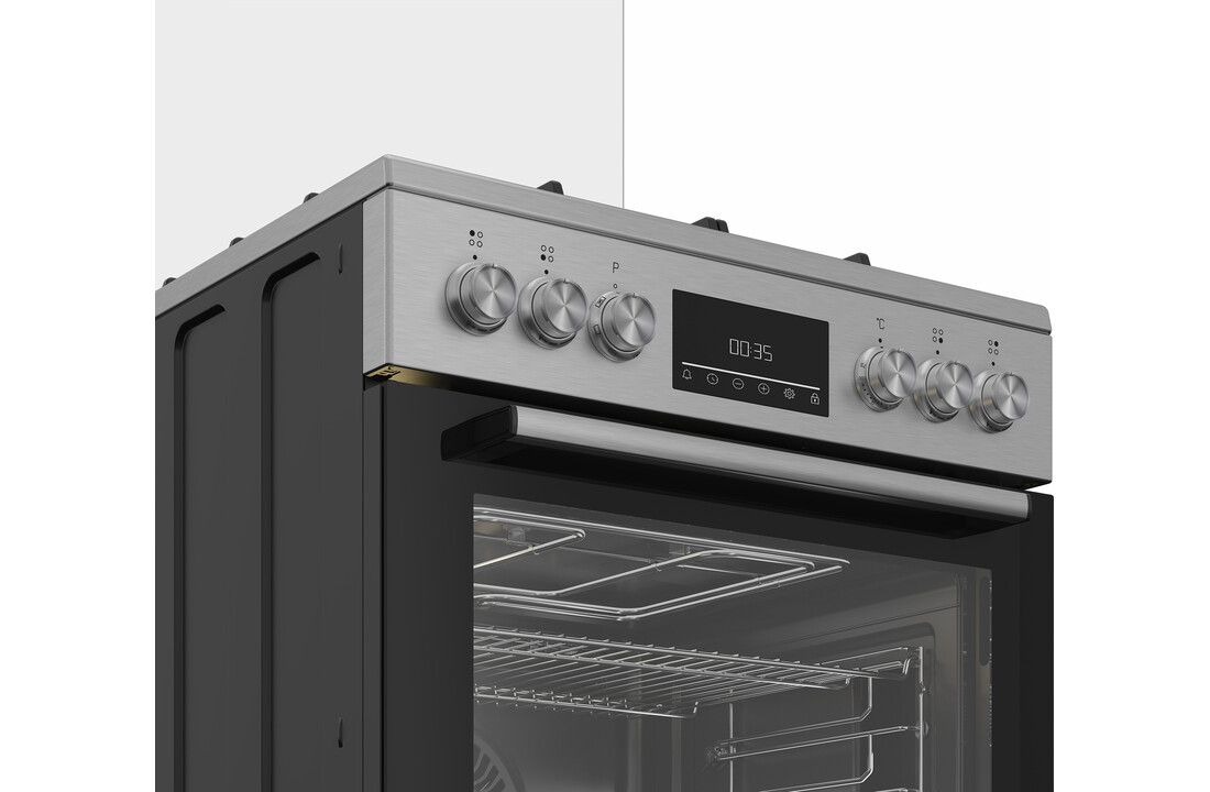 Beko FBE6133XSNL AeroPerfect - Gasfornuis