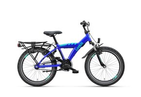 Loekie Snake 20 inch jongensfiets Cobalt blauw