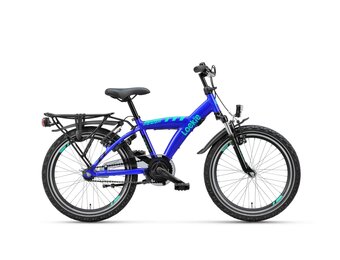 Loekie Snake 20 inch jongensfiets Cobalt blauw