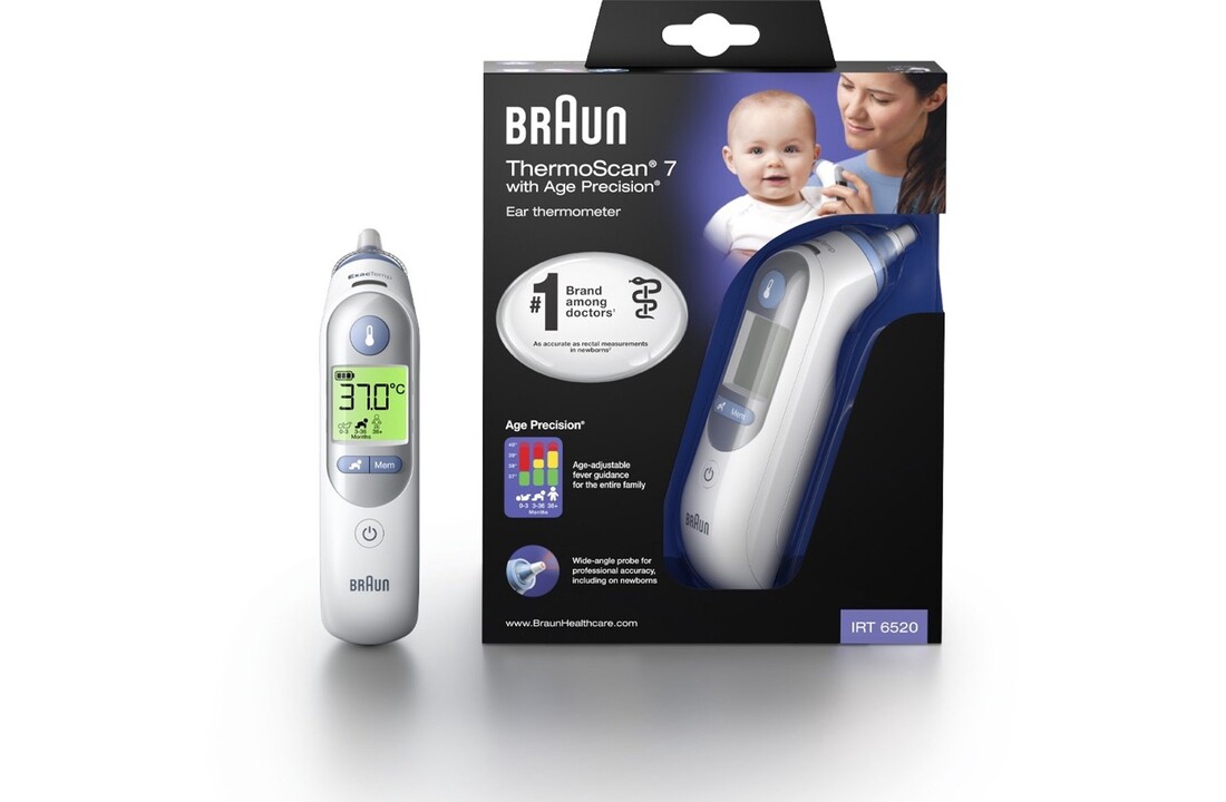 Braun IRT 6520 ThermoScan 7 - Lichaamsthermometer