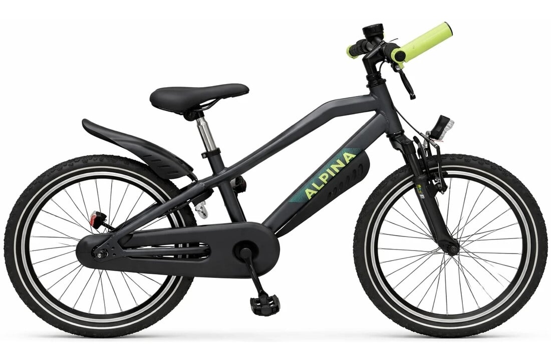 Alpina Trail jongensfiets 20 inch Black Matte
